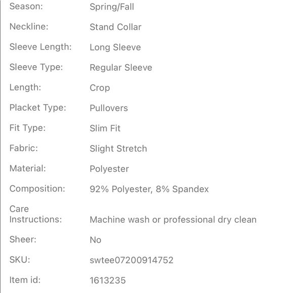 SHEIN Mock-neck Marble Fitted Tee - Picture 8 of 8